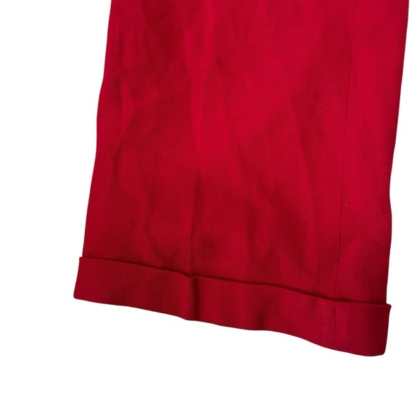 Vintage Lauren Ralph Lauren red fully lined worsted wool dress pants size 10 - Picture 2 of 15